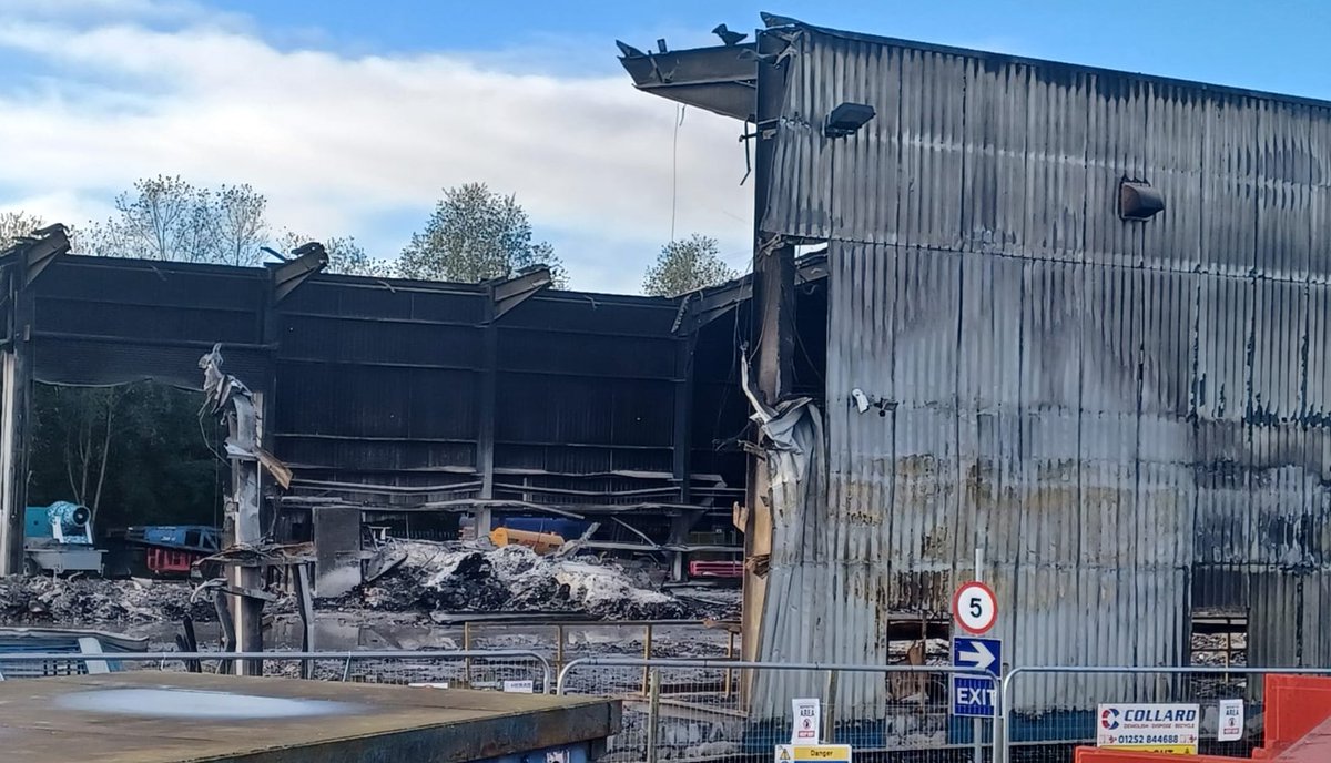 Taunton Recycling Centre reopens next week. It was closed after a huge fire a month ago. somersetcountygazette.co.uk/news/23914263.…
