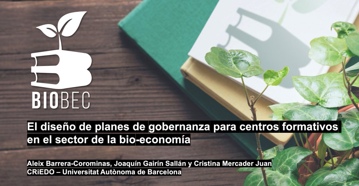 CRiEDO - UAB (@grupoedo) on Twitter photo Stakholders participation is a key element to guarantee BBEC centers' governance and involvement in the territory.
Aleix Barrera, Joaquín Gairín and Cristina Mercader present results of the design of BBEC centers' governance plans at the XVII CIOIE.
<a href="/BIObec_eu/">BIObec</a> Stakholders participation is a key element to guarantee BBEC centers' governance and involvement in the territory.
Aleix Barrera, Joaquín Gairín and Cristina Mercader present results of the design of BBEC centers' governance plans at the XVII CIOIE.
<a href="/BIObec_eu/">BIObec</a>