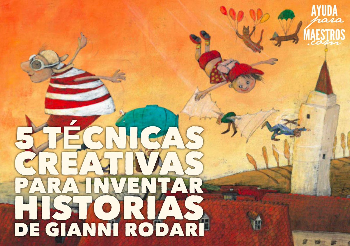 5 técnicas creativas de Gianni Rodari para inventar historias. 👉 ayudaparamaestros.com/2016/10/5-tecn… Por <a href="/Manu___Velasco/">Manu Velasco</a>