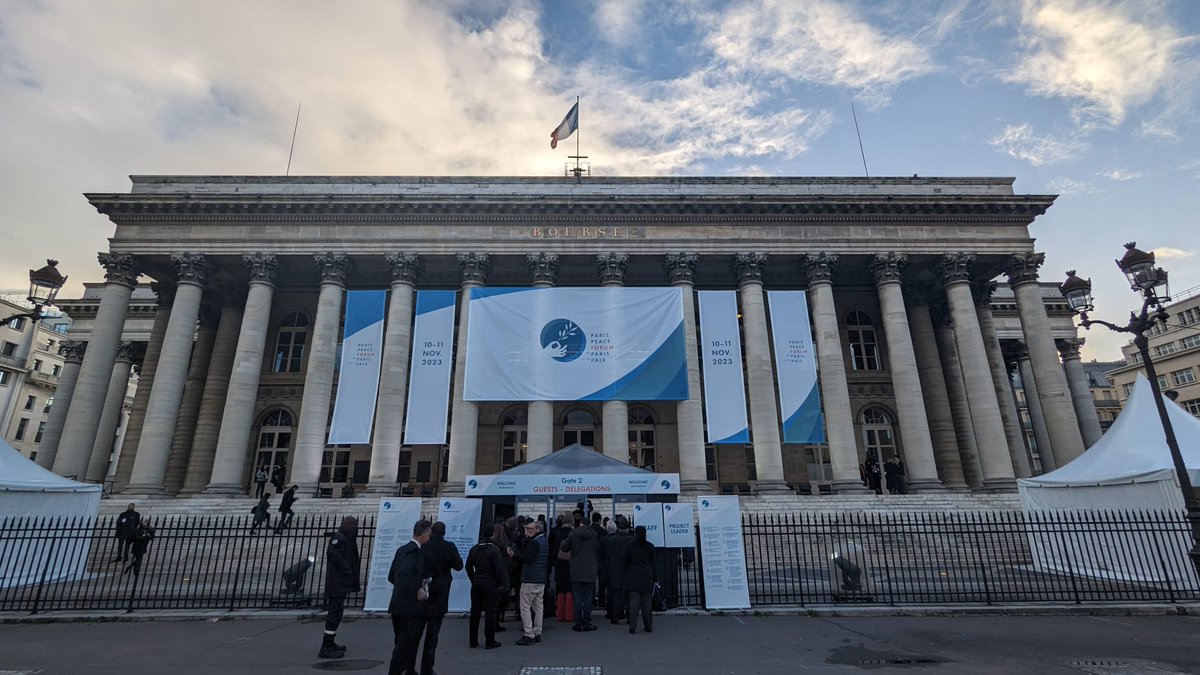 DAY ONE! #ParisPeaceForum2023 is starting now!