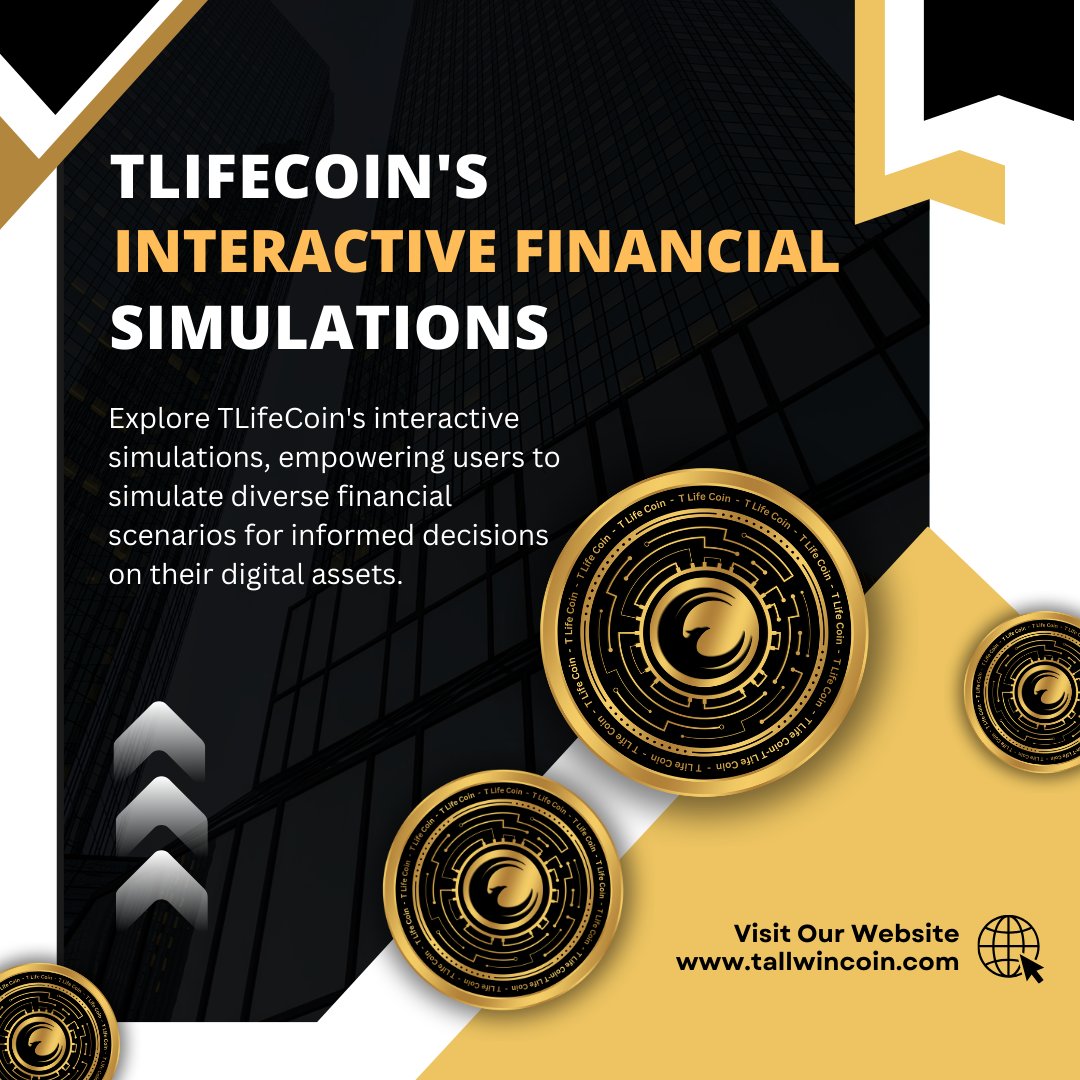 TLifeCoin's tweet image. Step into the world of interactive financial simulations at TLifeCoin and take charge of your digital assets.
#empoweryourdecisions #investmentstrategies #interactivefinance #tlifecoin