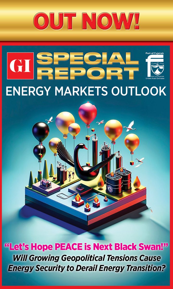 𝐎𝐔𝐓 𝐍𝐎𝐖! ENERGY MARKETS OUTLOOK - SPECIAL REORT 2023 Will Growing Geopolitical Tensions Cause Energy Security to Derail Energy Transition? Click Here to Read ➡️ tinyurl.com/mt4au5j8 #EMFWEEK23 #OOTT #Oilandgas #energy #markets #economy #EnergyTransition #OPEC