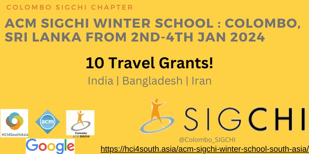 Colombo ACM SIGCHI tweet media