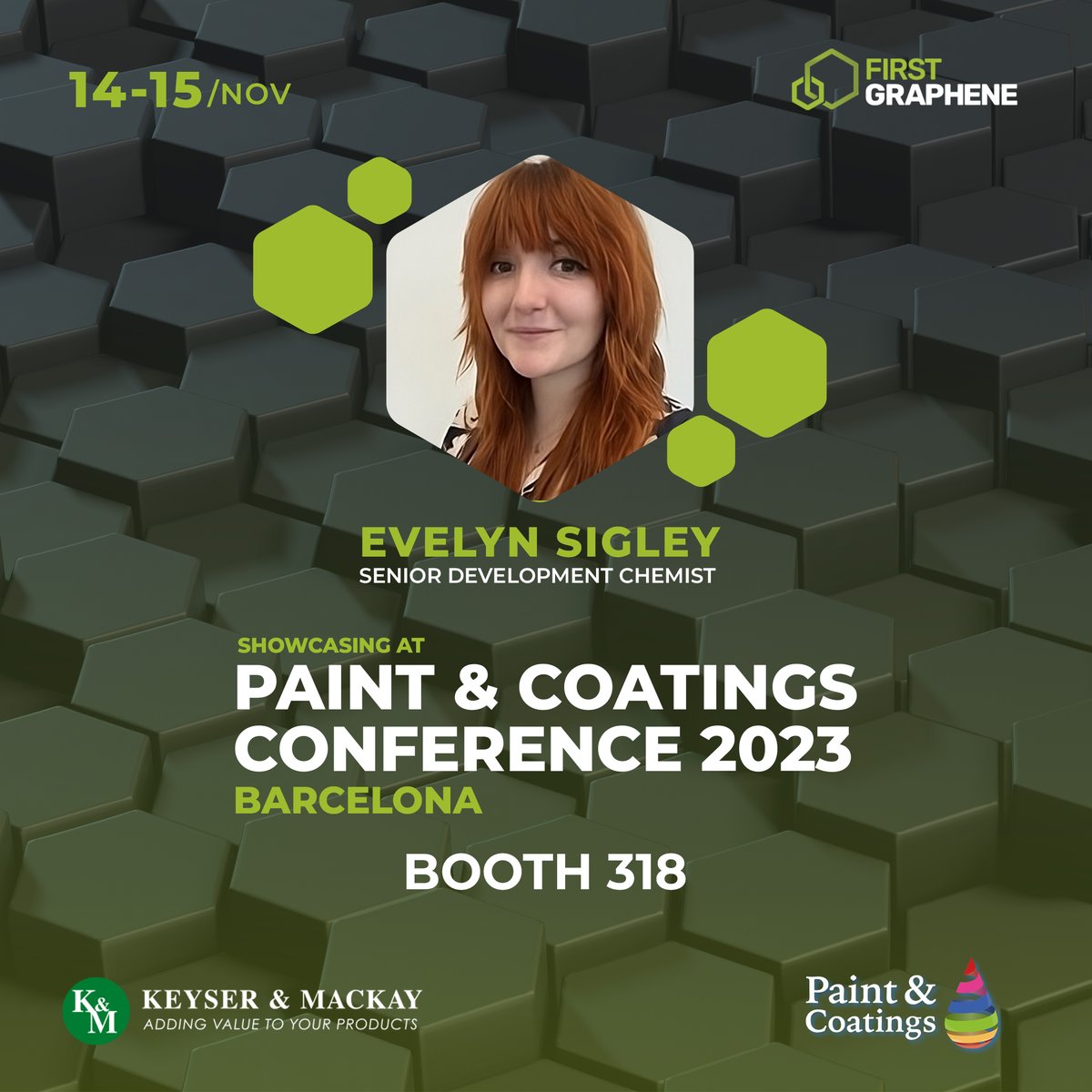 $FGR will join distribution partners K&amp;M at next week’s Paint &amp; Coatings Conference.

Graphene’s unique characteristics make it an attractive additive to industry applications, improving material performance and delivering sustainable outcomes.
 
Visit the team at Booth 318 👋