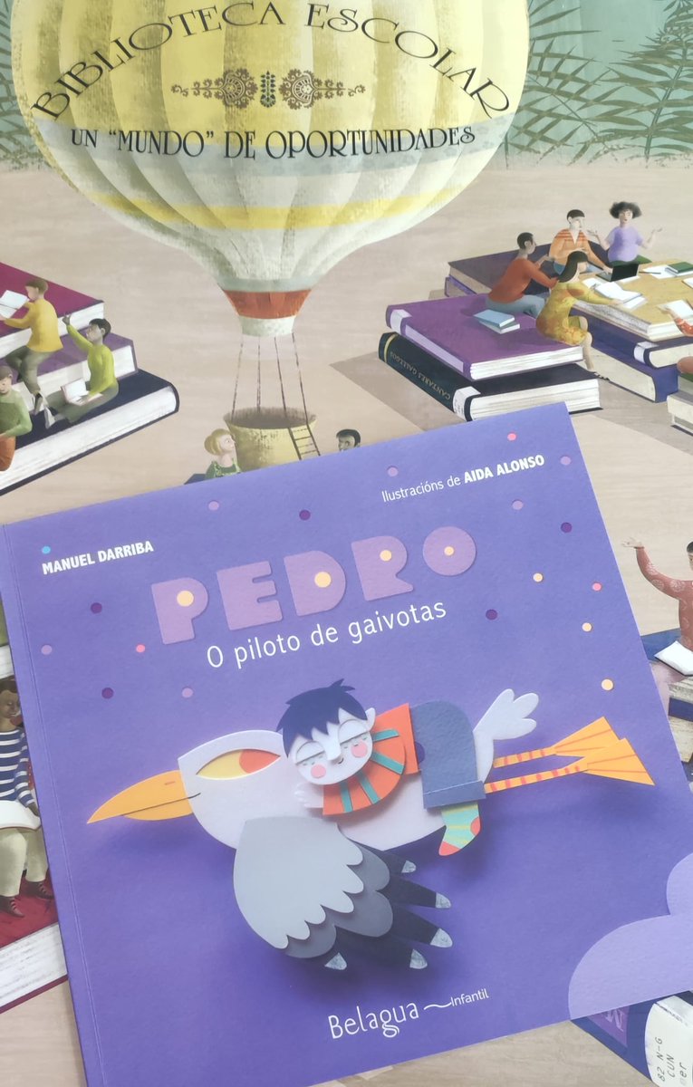 Novidade de <a href="/BelaguaEd/">Belagua Ediciones</a>: sobrevoar o mundo cunha mirada diferente.
#bibliotecainclusiva #colección #EnGalego #bescolaresgal #bescolaresgalabertas