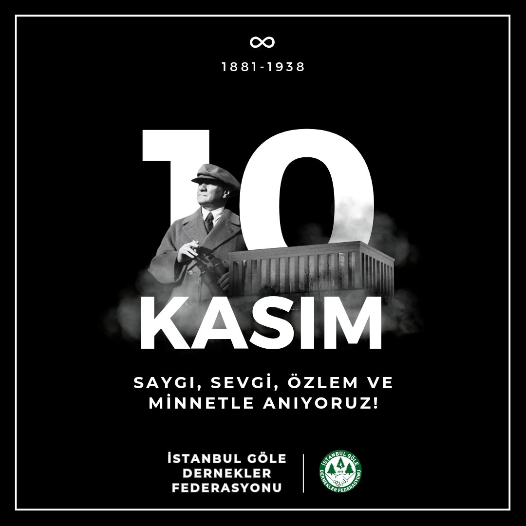 Milli Mücadelemizin başkomutanı,Cumhuriyetimizin kurucusu, manevi Gazi Mustafa Kemal Atatürk'ü saygı ve özlemle anıyoruz.