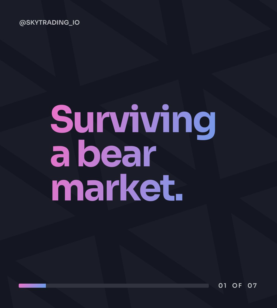 While bull markets bring joy, bear markets can be a tough pill to swallow. Here's your survival guide to navigating the choppy waters of a bear market:

#skytrading #BullMarket #BearMarket #SmartInvesting #MarketResilience