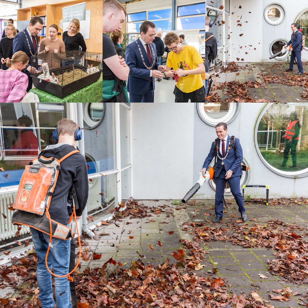 Gisterochtend mocht ik de banenbeurs openen in het praktijkcollege Zoetermeer. Tijdens deze beurs kunnen leerlingen met een afstand tot de arbeidsmarkt kennismaken met verschillende branches en bedrijven. Bedankt aan iedereen die hier aan mee heeft gewerkt!