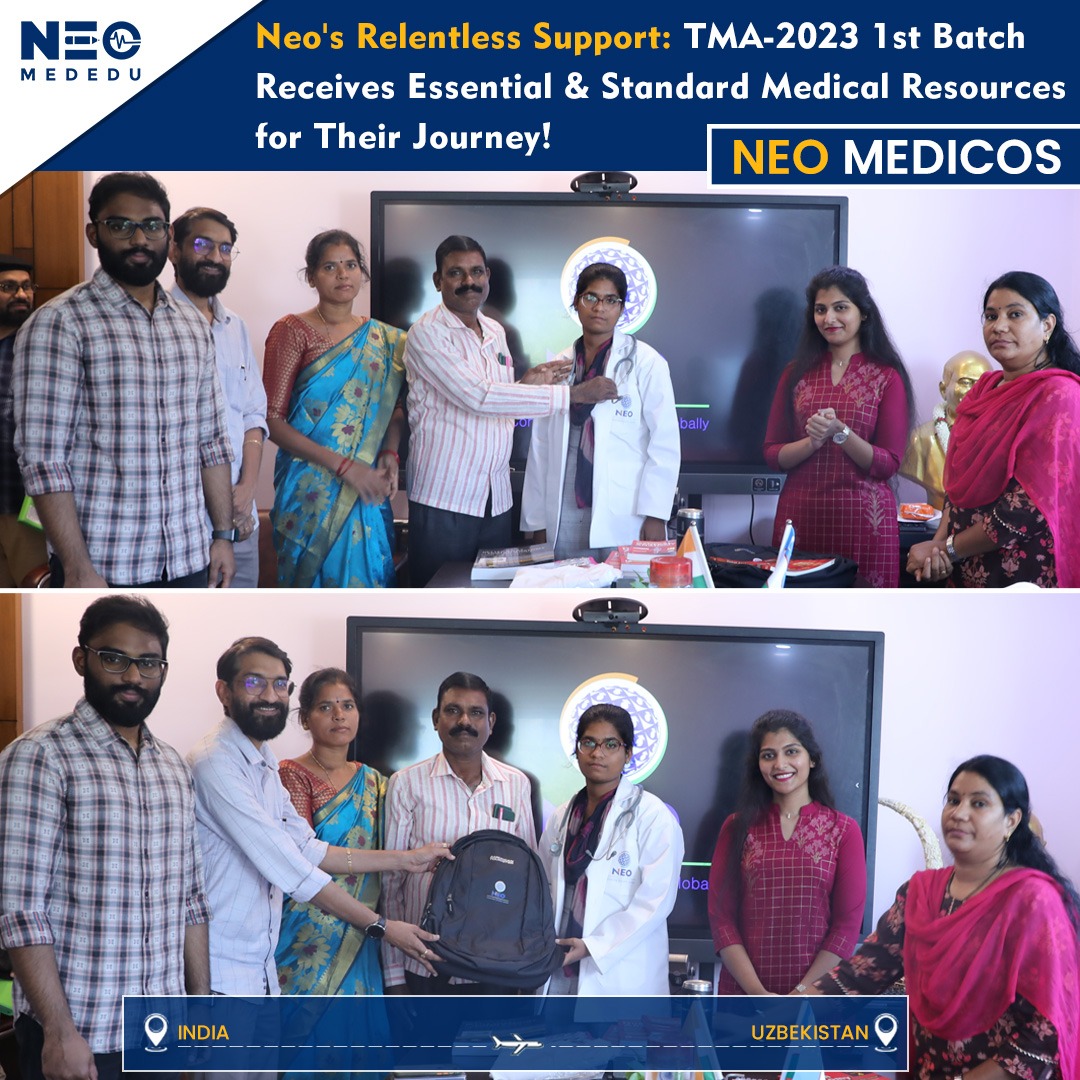_neogroup's tweet photo. 🌟 Neo proudly sends off our TMA-2023 1st Batch to the renowned Tashkent Medical Academy, a top-notch global institution! 🏥✈️

For more information contact us👇:
📞: +917382952888
🌐: https://t.co/p1WaoMeK1U.

#MBBSAbroad #NeoMBBS2023 #NeoEducation #mbbsabroad #FutureDoctors https://t.co/ZMhSlBdBCu