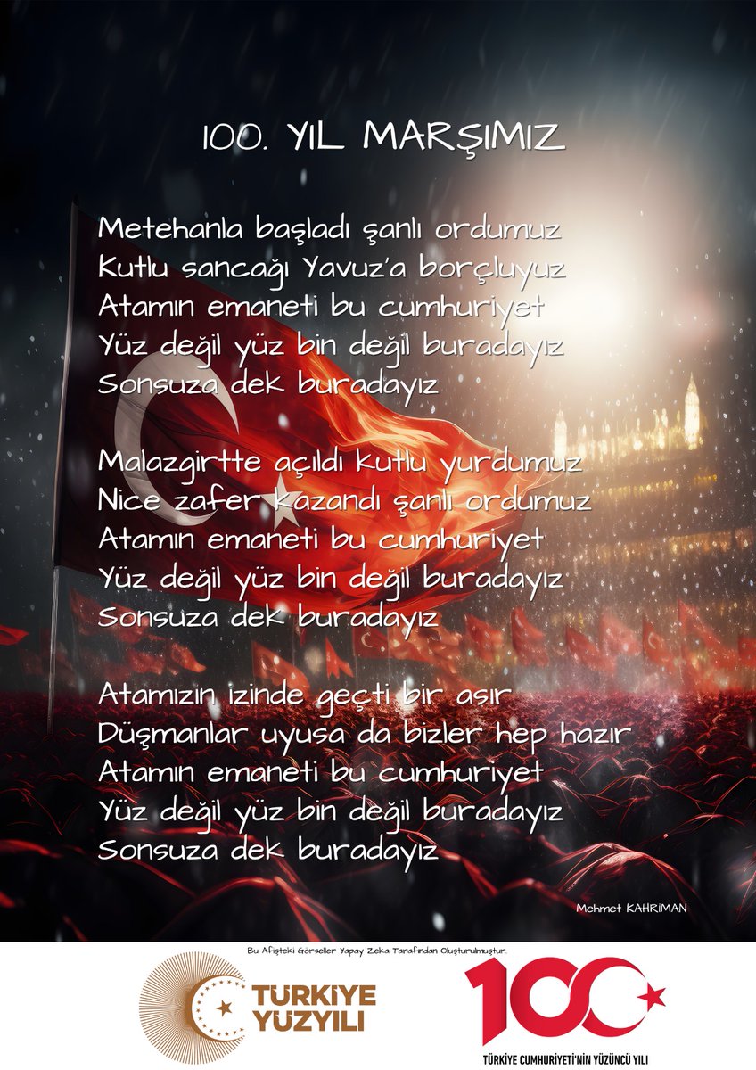 Emanetini 100. Yılında Saygı ve Minnetle Anıyoruz. Teşekkürler Atam! @BilsemMeb <a href="/RizeMem53/">Rize İl Millî Eğitim Müdürlüğü</a> <a href="/Ardesen_MEM/">Ardeşen MEM</a>