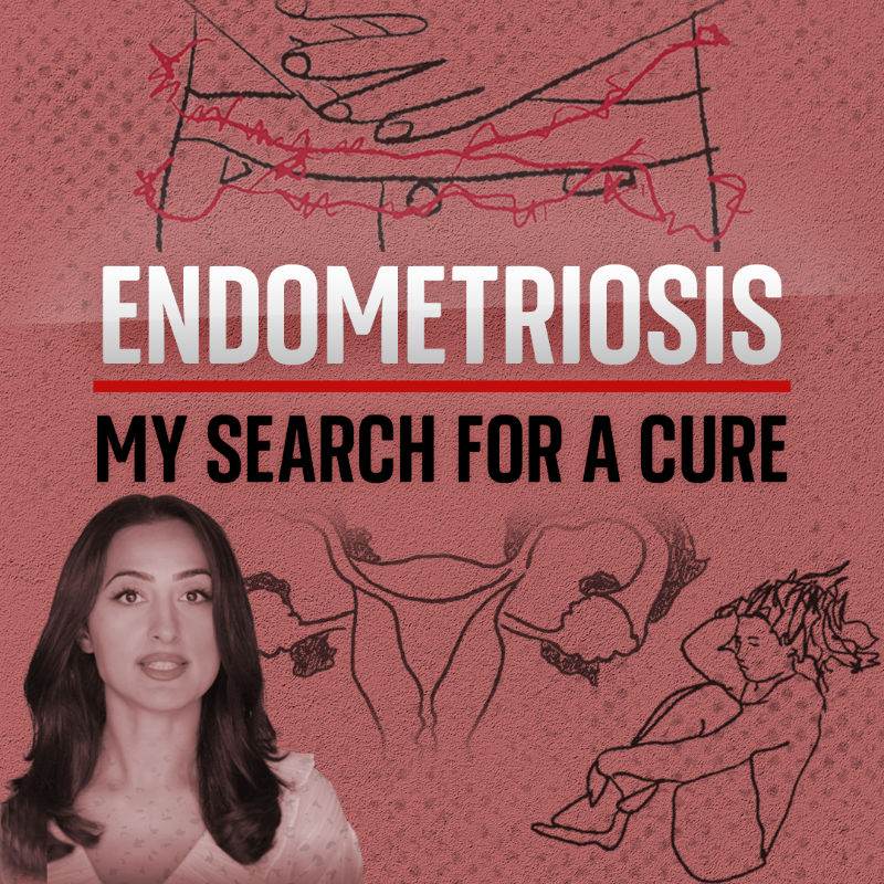 SkyNews's tweet photo. “It was like cement had been poured into my pelvis."
 
Sky reporter @charline_bm looks into endometriosis, a health challenge affecting millions of women across the UK and the world.
 
What is it and what’s being done to find a cure?  👇