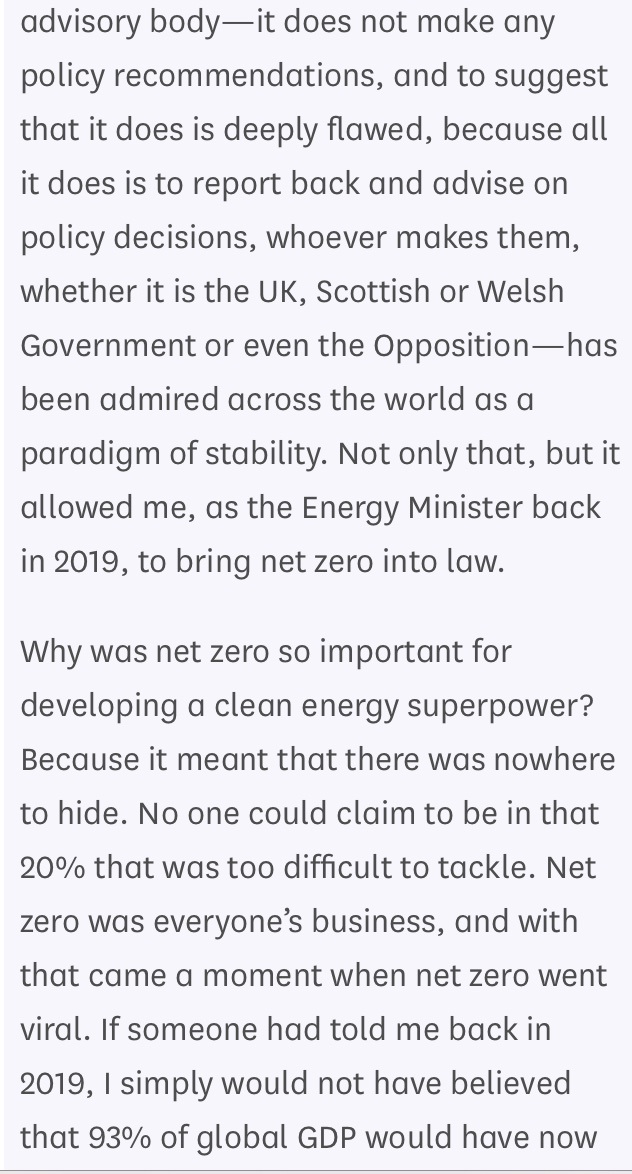CSkidmoreUK's tweet photo. Why stable cross-party consensus on climate policy is so important to ensure certainty and inward investment into the UK.

From my speech in Parliament yesterday: https://t.co/XEZEpmXLXw