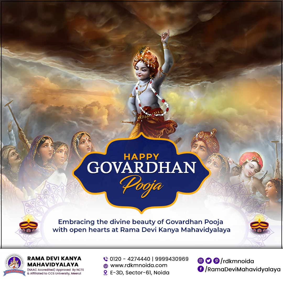 rdkmnoida's tweet image. Rama Devi Kanya Mahavidyalaya embraces the spirit of gratitude and unity this Govardhan Pooja! 📷📷 Celebrating nature&apos;s blessings and the strength of togetherness.
.
.
.
#GovardhanPooja #UnityInNature #Celebration #festival #FestiveSeason