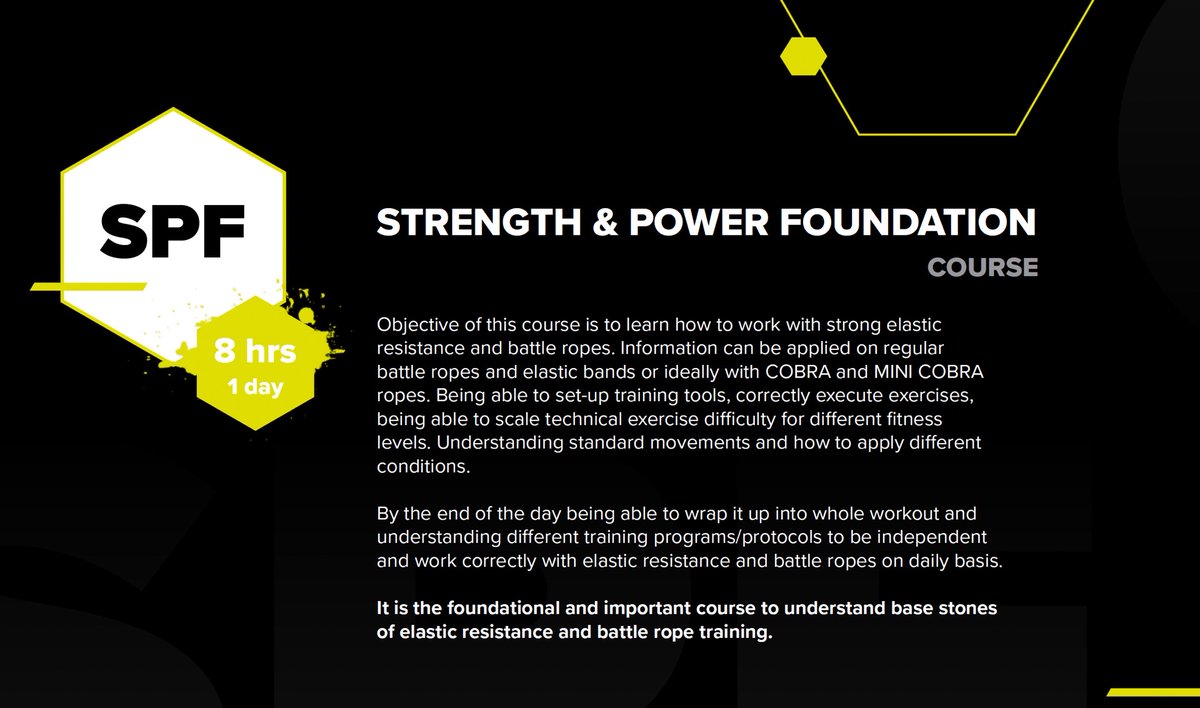 GUNeXtraining's tweet image. 🌟 Calling all fitness enthusiasts! 🏋️‍♀️ Get ready to level up your workout routine with the most popular education course on elastic resistance and battle ropes! 💪💥 Discover the secrets to gaining strength, building endurance, and sculpting your body like never before.
#gunex