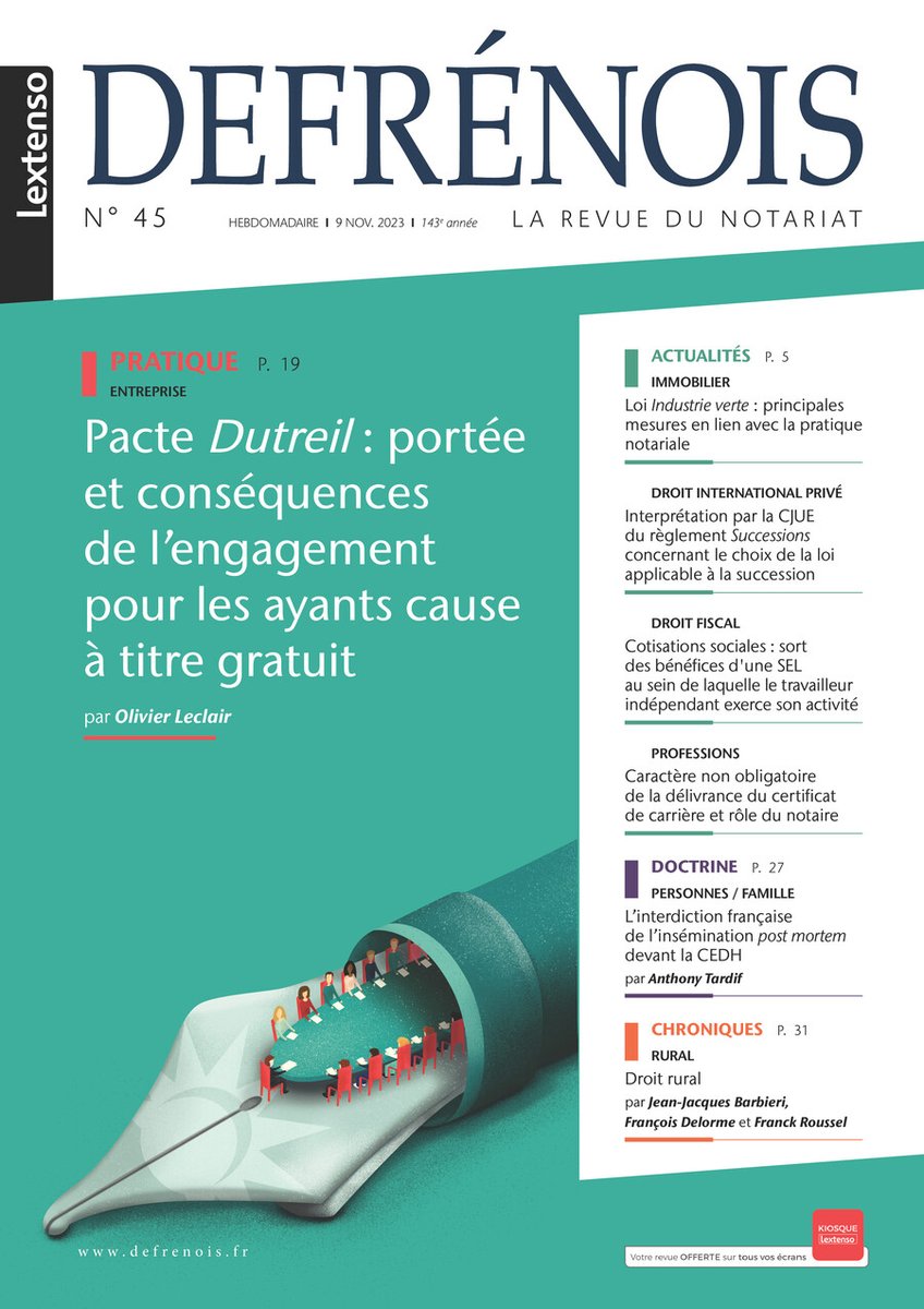 Lextenso Notaire tweet media