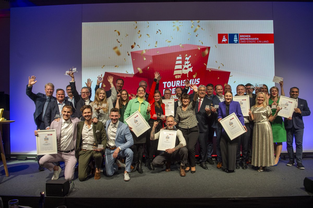 2. #Tourismuspreis #Bremen/#Bremerhaven. Die Erstplatzierten aus Bremerhaven:
Fischtown Pinguins (Typisch Bremerhaven), Bheaven Premium Homes (#Future Bremerhaven), im-jaich (#Nachhaltigkeit) und Restaurant Pier 6 (Gastgeber*in des Jahres) > PM: bit.ly/3sBYifs