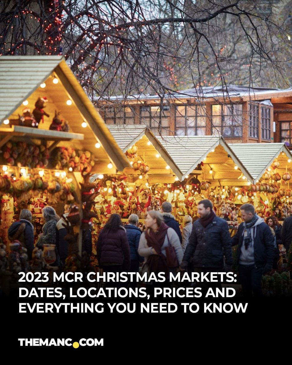 The #MCRChristmas Markets have arrived which means the holiday season has officially begun! 🙌

Here's everything you need to know. 👉 buff.ly/3tZmetL