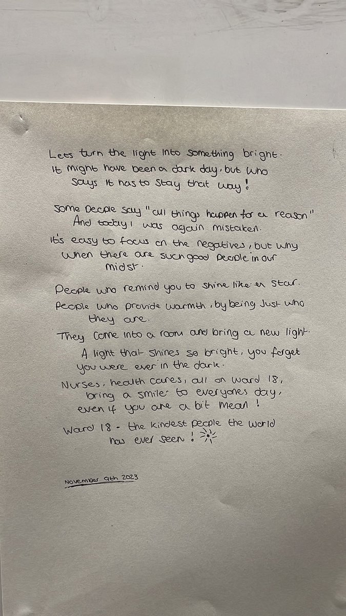 Ward 18 WUTH (@18wuth) on Twitter photo A lovely poem about my lovely Team π₯°π₯° <a href="/PatientWuth/">WUTH Patient Experience</a> <a href="/LinujiT/">Linuji Thomas</a> <a href="/karen_stephens5/">Karen Heywood (Stephens)</a> A lovely poem about my lovely Team π₯°π₯° <a href="/PatientWuth/">WUTH Patient Experience</a> <a href="/LinujiT/">Linuji Thomas</a> <a href="/karen_stephens5/">Karen Heywood (Stephens)</a>