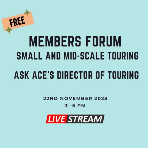itc_arts's tweet photo. Not able to make it in person to our forum?
Members can register for the live stream here: https://t.co/hn8L1ltDMK https://t.co/BSCIdQTFHZ