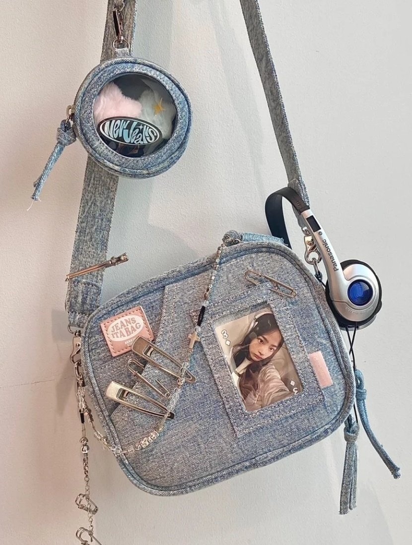 cute denim bag

— a thread