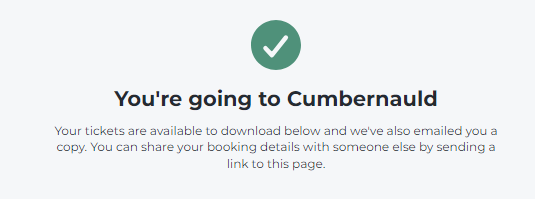 The most depressing booking confirmation I've ever seen