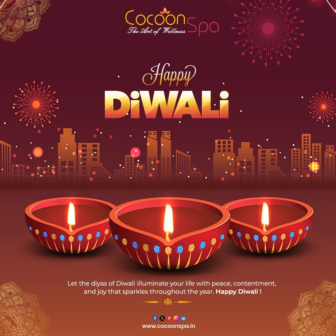 CocoonSpaindia's tweet photo. "Deepavali ke is pavitra avasar par, aapke jeevan mein khushiyan aur safalta ki bharmaar rahe. Shubh Diwali!"
- Team Cocoon Spa
.
.
.
.
#HappyDiwali #diwalifestival #celebrations #indianfestival #diwaligifts #homedecor #rangoli #laxmipooja #diya #ganpatipooja #diwalivibes #india https://t.co/FwpksHBvKs