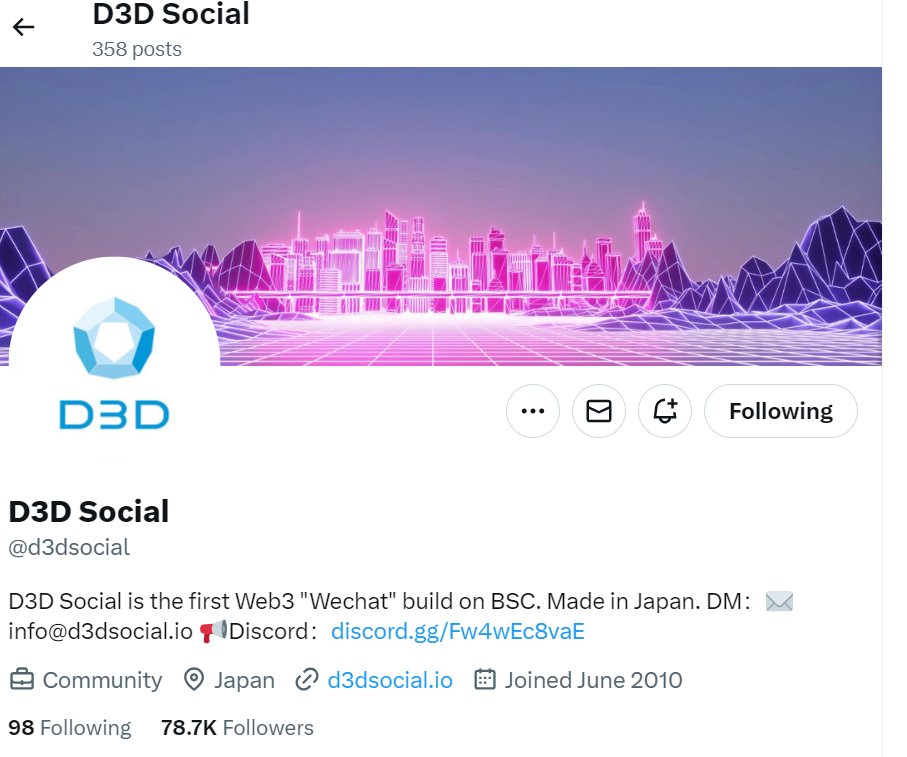 D3Dsocial中文社区 tweet media