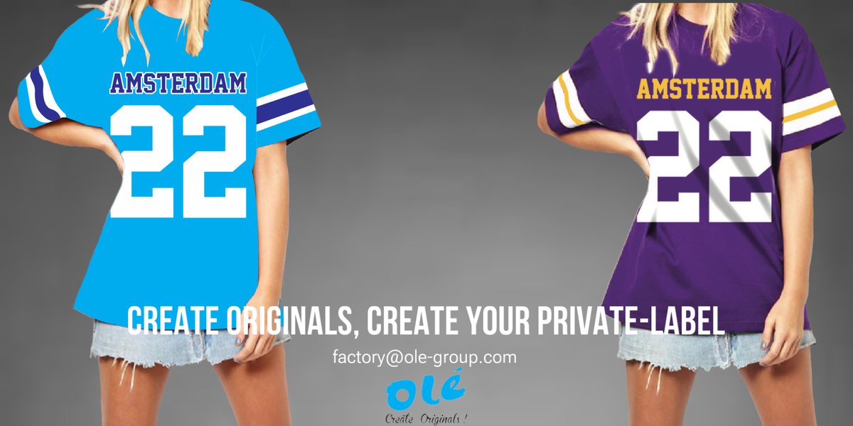 Create originals, create your own private-label. For more info: info@ole-group.com or factory@ole-group.com . Best regards from Asia.
#apparel #Amsterdam #amsterdamgirl #sport #sports #Trending #olegroup #trendingpost #Friday