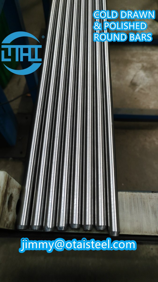 JimmyJi44896197's tweet image. COLD-DRAWN CARBON STEEL ROUND BAR POLISHED SURFACE

SHINING &amp;amp; ACCURATE

If you are interested in such steel round bars, please feel free to contact me:

jimmy@otaisteel.com

#COLDDRAWN #ACCURATE #Carbonsteel #acero #estirado #frío #acero #SOĞUKÇEKİLMİŞÇELİKLER #SOĞUK #ÇEKİLMİŞ