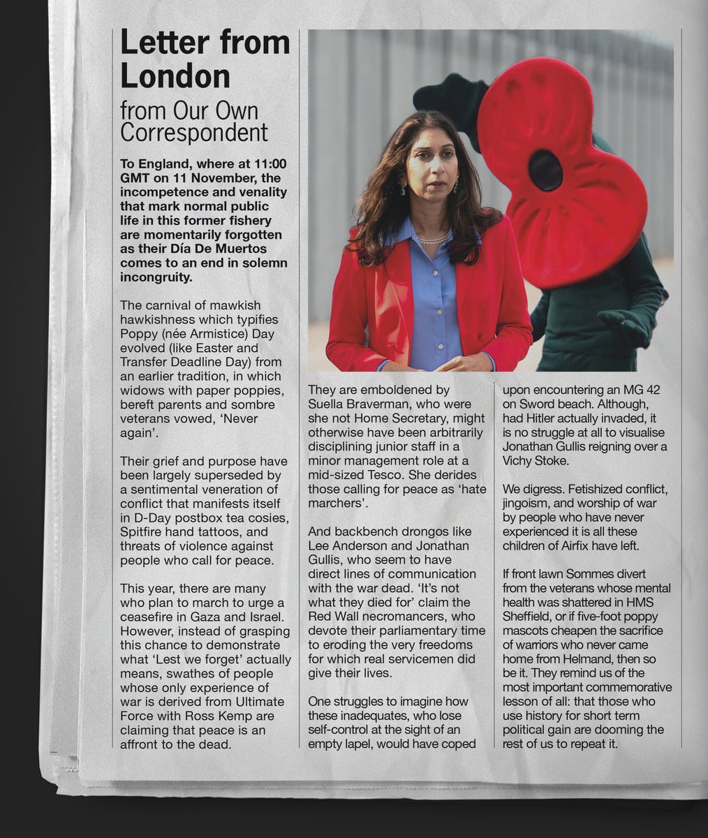 NEW: The Papua New Guinea Courier's UK correspondent reflects on the significance of Poppy Day.