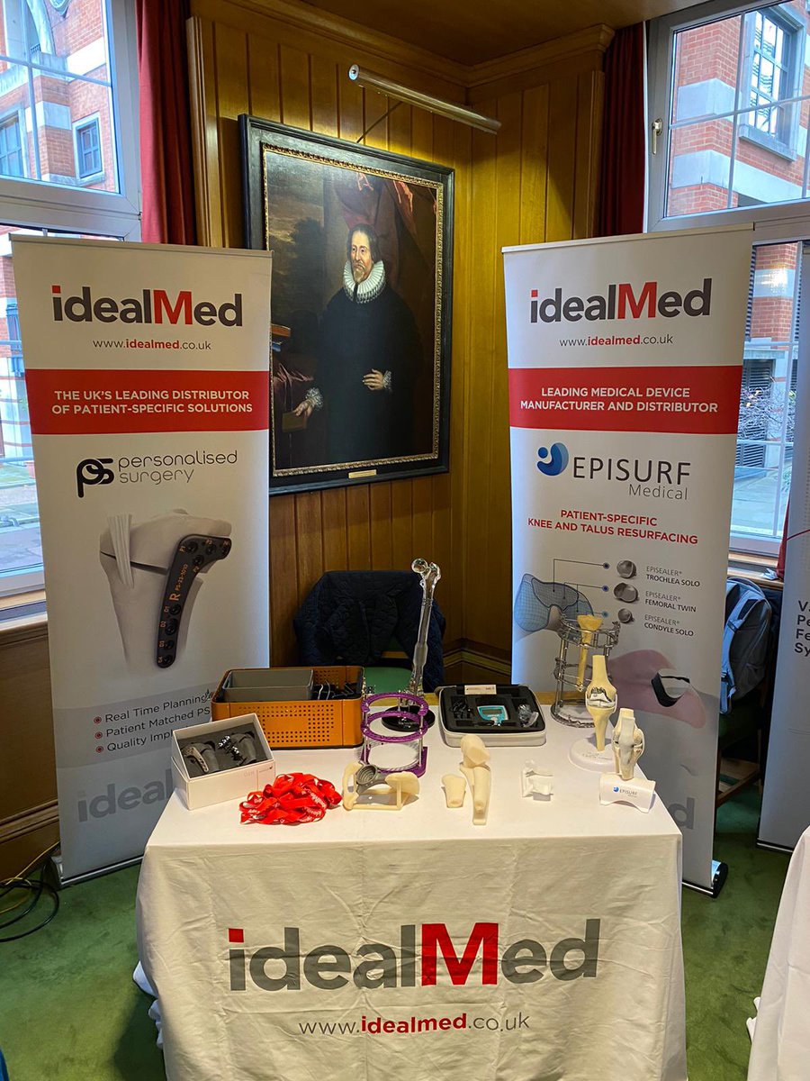 Today’s scenic surroundings of The Barber’s Hall in London plays host to <a href="/PottRotation/">The Percivall Pott Orthopaedic Club</a> annual meeting which we are proud to sponsor for the first time!
#idealmed