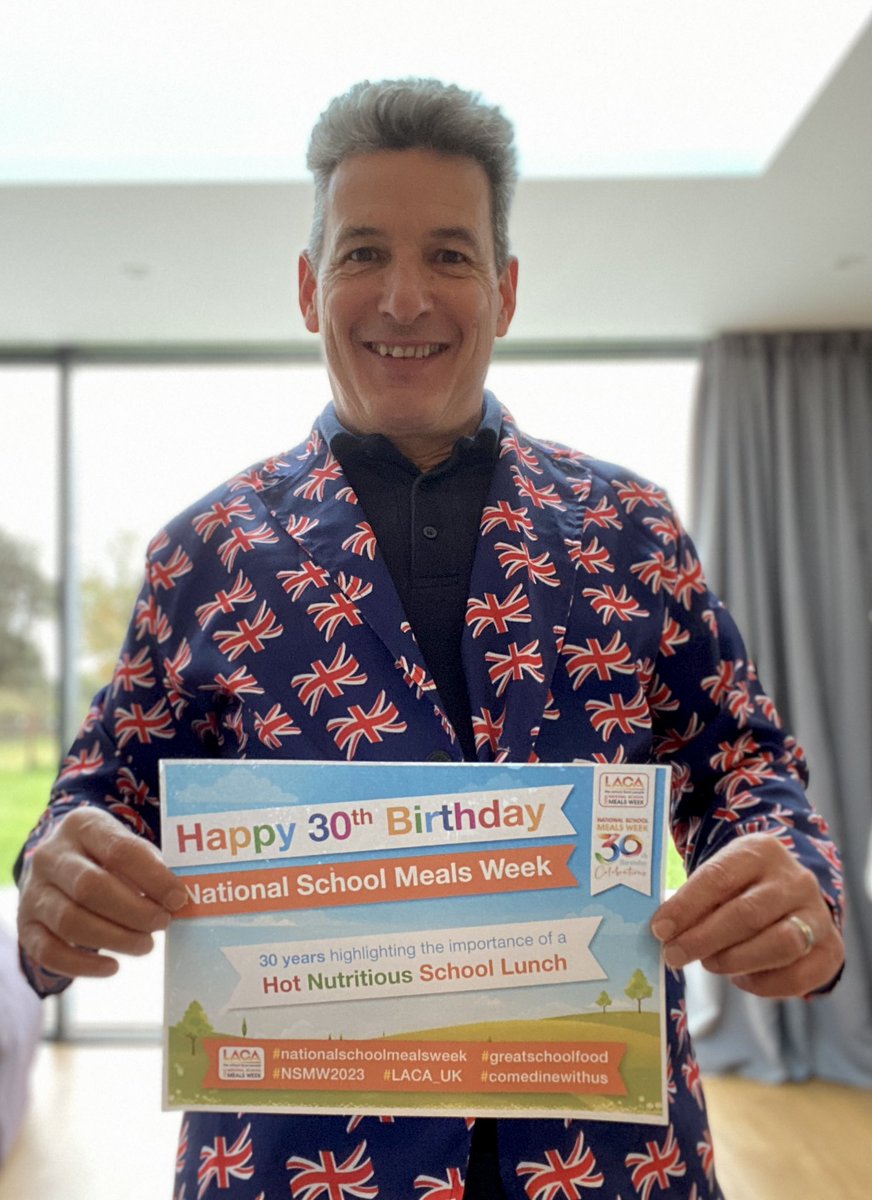 Congratulations and Happy 30th Birthday to <a href="/NSMW/">National School Meals Week</a> - a BIG shout out to the amazing work of  <a href="/LACA_UK/">The School Food People</a> and the support from providers, suppliers and catering teams who continue to provide a healthy, hot, nutritious meal for the guardians of the future. 👏 #NSM2023 #greatschoolfood