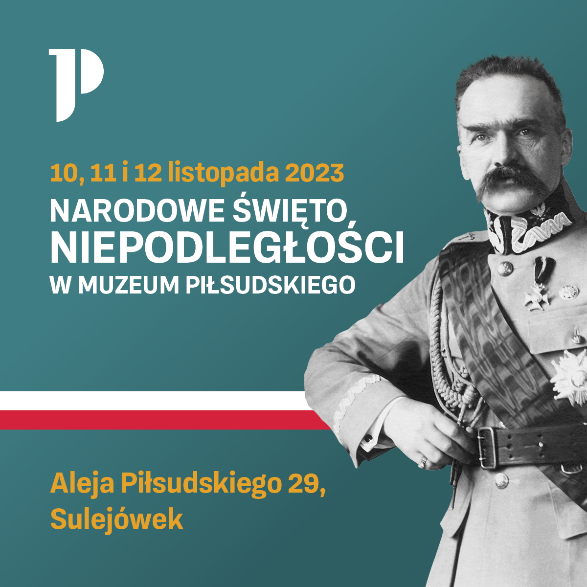 Muzeum Józefa Piłsudskiego w #Sulejówek zaprasza do wspólnego świętowania 1️⃣0️⃣5️⃣. rocznicy odzyskania przez 🇵🇱 Polskę niepodległości‼ 🤍❤️ W ramach obchodów Narodowego Święta Niepodległości Muzeum, przygotowało szereg bezpłatnych wydarzeń. 👉 gov.pl/web/kultura/ob…