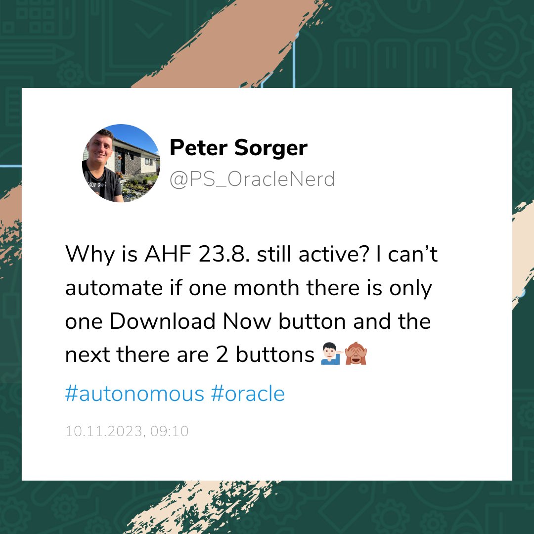 PS_OracleNerd's tweet image. Help! I need help.