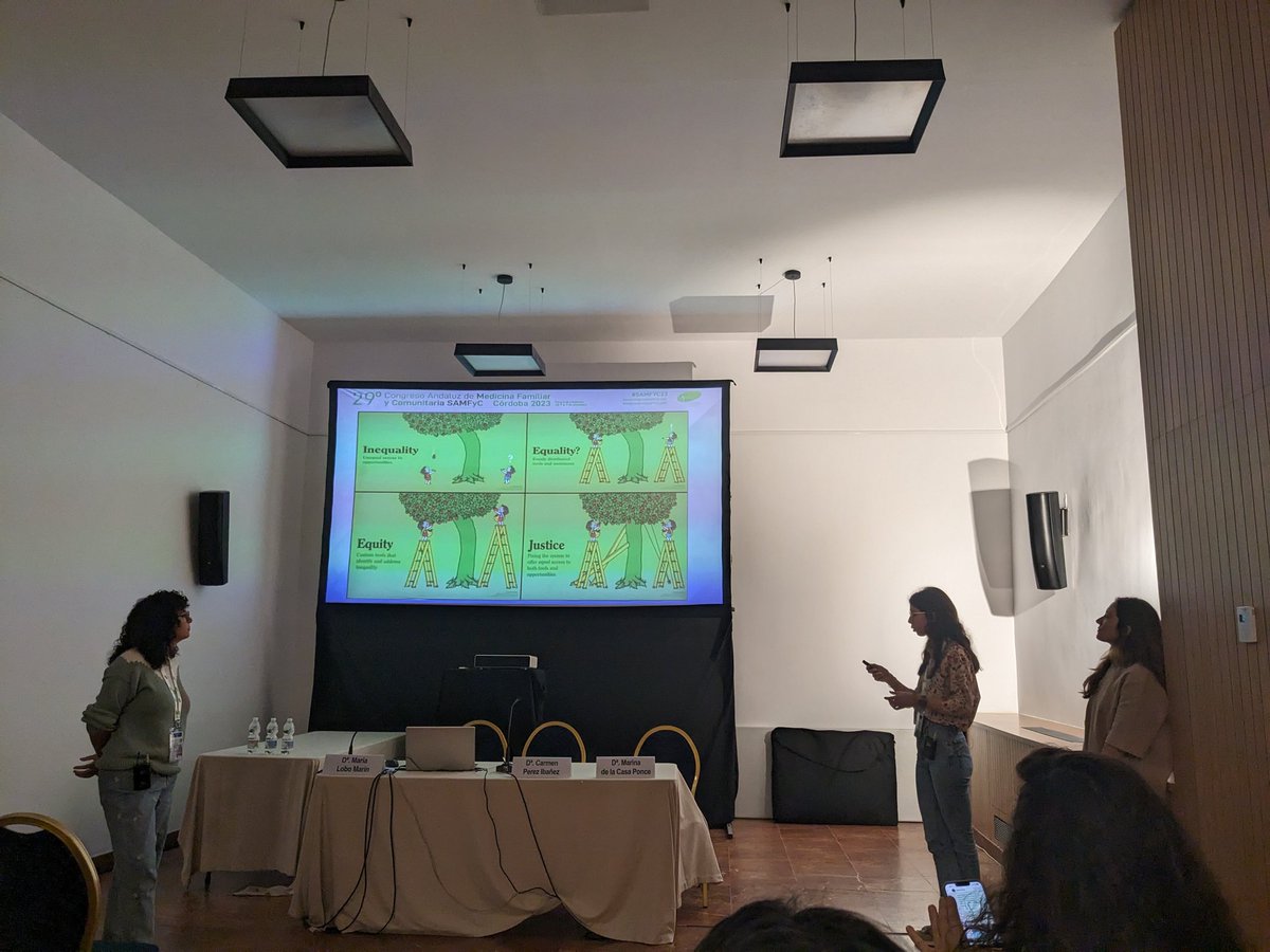 ¡Vamos a por la segunda jornada del #SAMFYC23! Un congreso en el que, recordemos, una de sus líneas estratégicas es "Comunitaria e Inequidades" 💃

Seguimos con el seminario "Gracias, amiga: acercamiento a la población migrante en la consulta".
