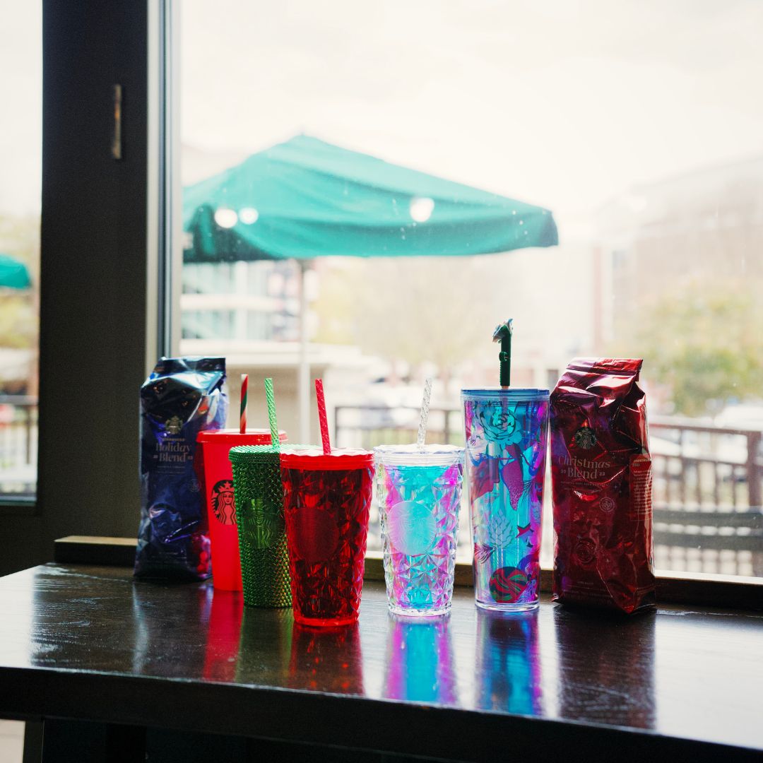 Did you know? There are multiple options at Starbucks - reusable cups and coffee blends that can be purchased with your declining balance dollars! Great items for you and as gifts!! #wku #wkurg #restaurantgroup #starbucks