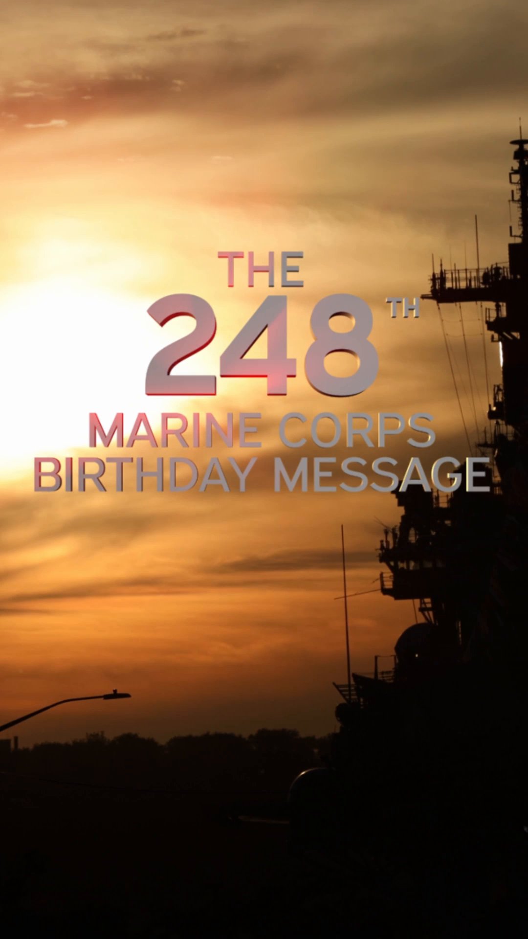 @USMC's video Tweet