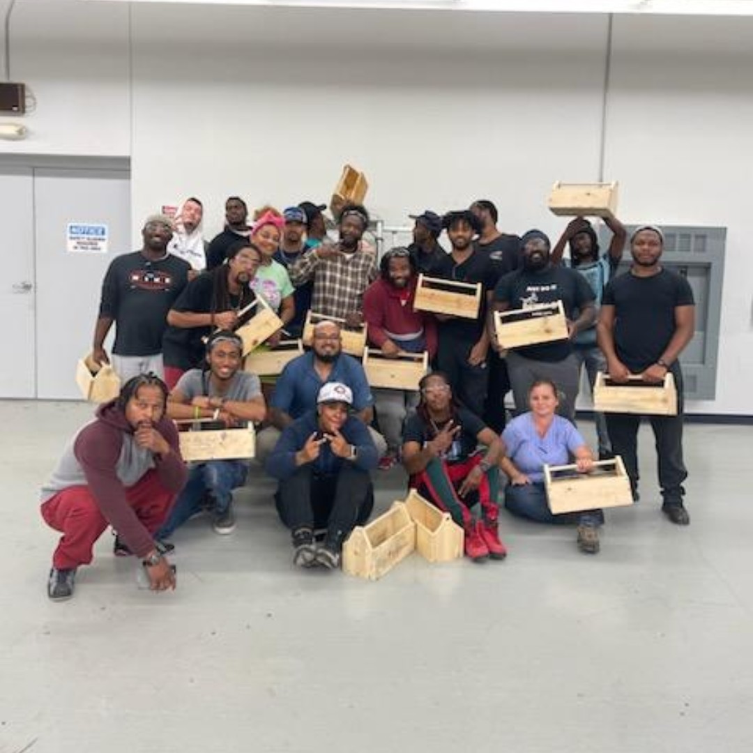 Louisville Urban League (@louisvilleul) on Twitter photo Beaming with pride! Our KYB trainees successfully completed their first carpentry project. For more information on the Kentuckiana Builds program visit lul.org/jobs/kybuilds
@IKORCC <a href="/KyanaWorks/">KentuckianaWorks</a> Beaming with pride! Our KYB trainees successfully completed their first carpentry project. For more information on the Kentuckiana Builds program visit lul.org/jobs/kybuilds
@IKORCC <a href="/KyanaWorks/">KentuckianaWorks</a>