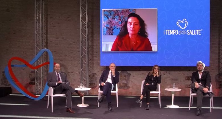Today at the @Corriere event on a#alzheimer and #dementia talking about the refinancing of the Italian plan and the role Italy could have in the #G7. Annarita Patriarca talked of better and more comprehensive diagnostics, specific help for caregivers and preparation for therapies