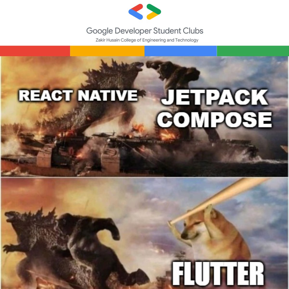 GZhcet's tweet image. Flutter: where innovation and efficiency converge in a coding symphony! 🚀✨ 
👩‍💻👨‍💻One codebase, boundless possibilities. 

💙✨ #FlutterAdvantage #CodingRevolution #FlutterMagic #googledeveloperstudentclubs #gdsczhcet #gdsc #amu #google #googleads
🚀📱
