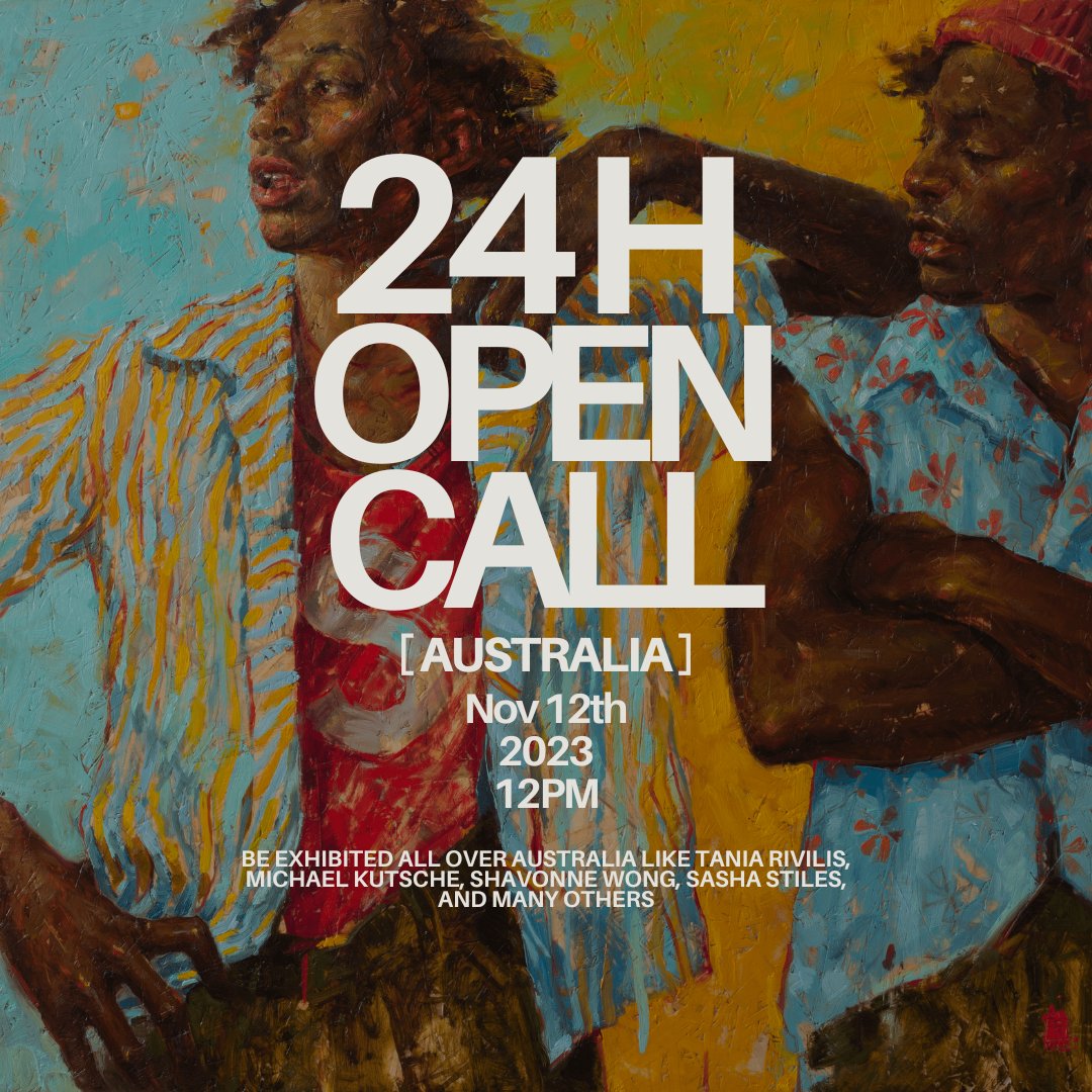 ❄️ DECEMBER OPEN CALL AUSTRALIA 🔥

3 WINNERS will be exhibited All Over Australia in October (value: $50 000/artist) 

To Enter:

🖼️Post your best Artwork
✍🏼TAG 2 friends
🔁Retweet
✅Follow @artcrushgallery

Deadline: October 12th , 12 PM / PST
