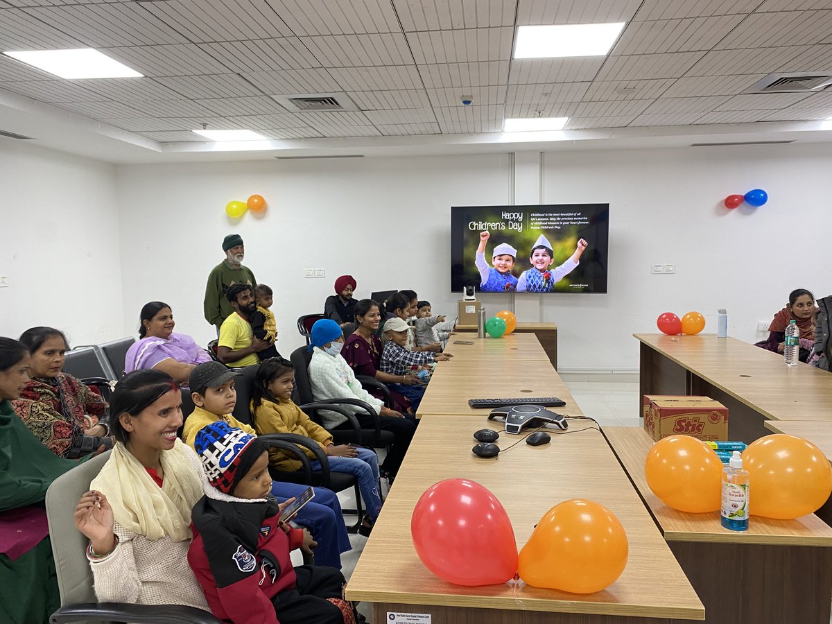 'Empowering smiles and spreading joy!' Celebrated World Children Day at HBCH &amp; RC, New Chandigarh in collaboration with Sanjeevani Life  Beyond Cancer organization. It was a day filled with fun and empowering  activities! #childrenday #empowerthroughfun