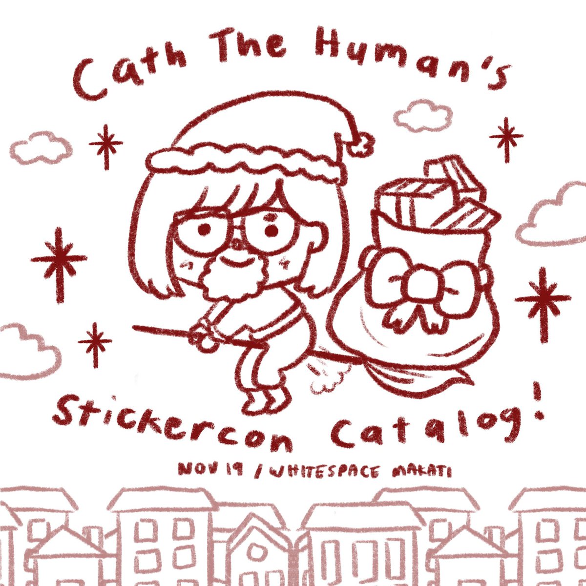 caththehuman's tweet photo. yey here's my stickercon catalog β¨οΈ
this is my first stickercon! (and last event of the year) hope you like the stuff i prepared π«Άπ»
i'll be at table 43! see ya!! π©·
#stickerconmnl #stickerconmnlholiday #stickercon2023 https://t.co/Fcd7n5Wtnj
