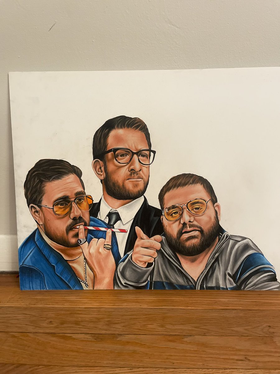 anicholson6's tweet photo. Progression photos of drawing each @BSSAdvisors member at a time! #PittsburghArtist #coloredpencil #portraitartist #beadvised
@Jerrythekid21 @barstoolsports @stoolpresidente @StuartFeiner @BarstoolBigCat @TomScibelli https://t.co/8WSpwlkdYG