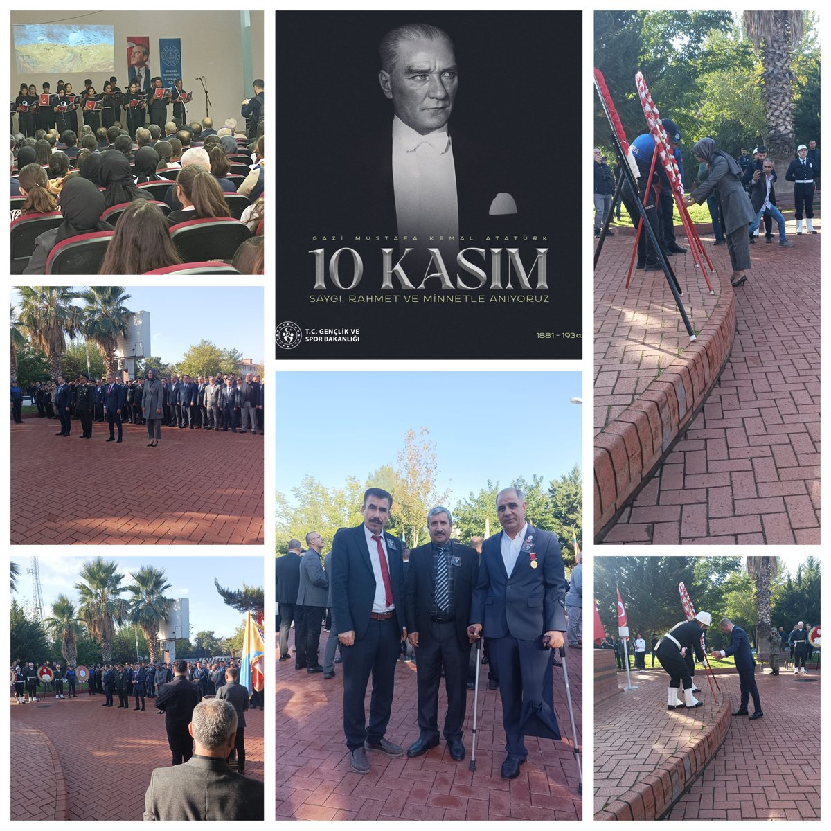 Siverek_GM's tweet photo. Cumhuriyetimizin kurucusu Gazi Mustafa Kemal ATATÜRK'ü vefatının 85. yılında rahmet, minnet ve saygıyla anıyoruz
@OA_BAK 
@gencliksporbak https://t.co/WI0mDwWAle