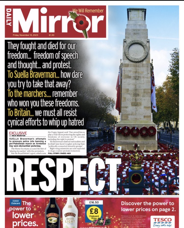 DeborahMeaden's tweet photo. No further words needed except perhaps BRAVO 👏 ⁦@DailyMirror⁩ https://t.co/dOXIFUG1JG