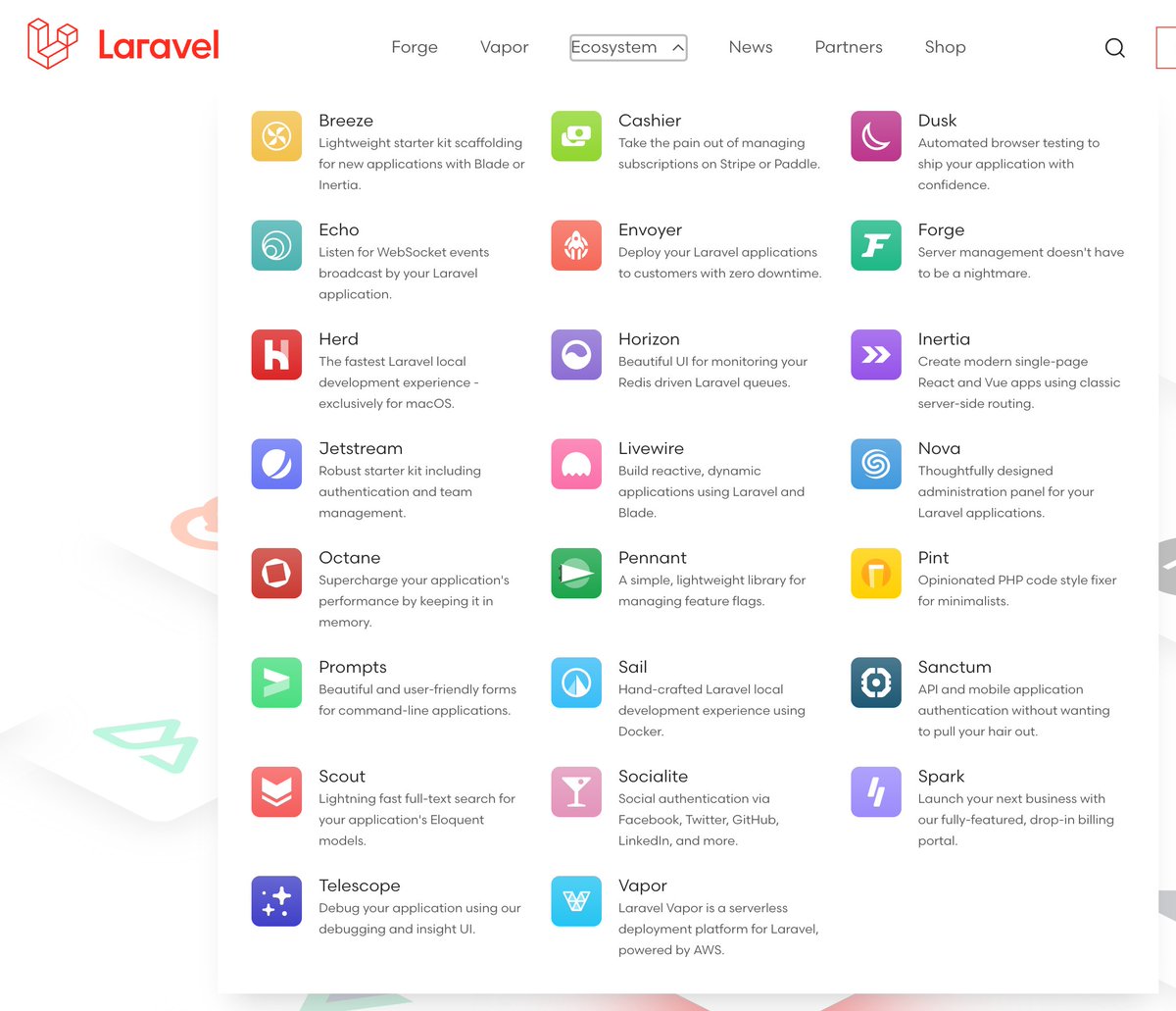 hanspagel's tweet image. This is the @laravelphp ecosystem: Auth starter kits, payment, browser testing, websockets, deployment, provisioning, monitoring, docker images, search … all work together seamlessly.
Meanwhile, the JS community is busy inventing new ways of rendering React components. 🤡