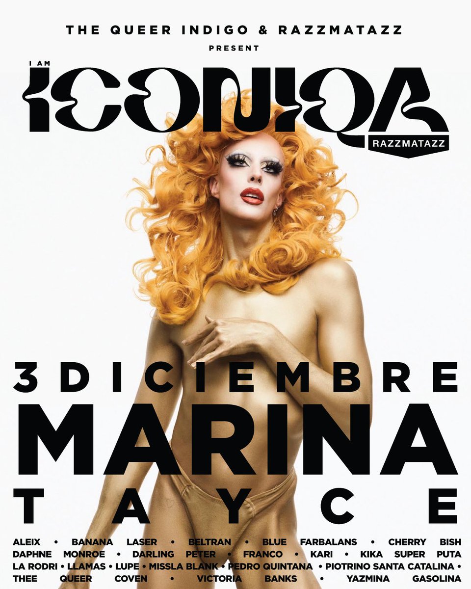Will be playing at the next Iconiqa @RazzmatazzClubs Sunday 3rd of December!! With guest stars @its_tayce @marina_forev3r 😍 Get your tickets here: notikumi.com/channel/razzma… @thequeerindigo