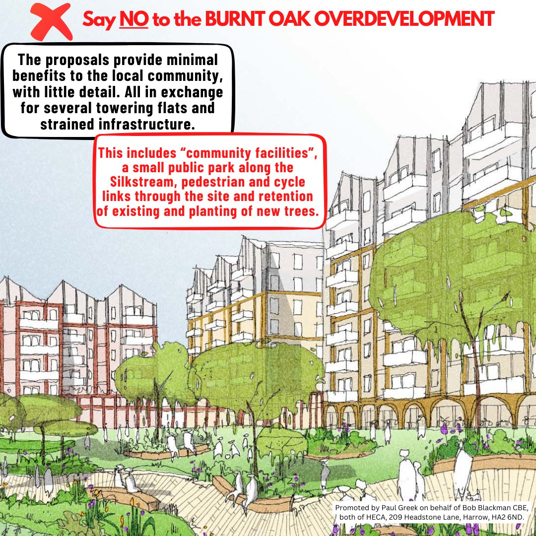 Given the sheer density of the Burnt Oak Station overdevelopment, residents expect suitable amenities and local investment in return. This is not the case! Have your say before the consultation closes on the 27th November👇 bobblackman.org.uk/news/save-watl…
