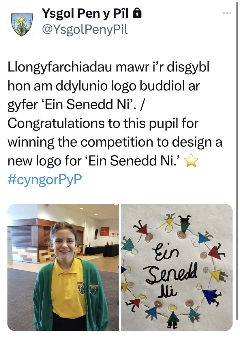 Falch iawn ohonot ti N 👏🏻 <a href="/YsgolPenyPil/">Ysgol Pen y Pîl</a>